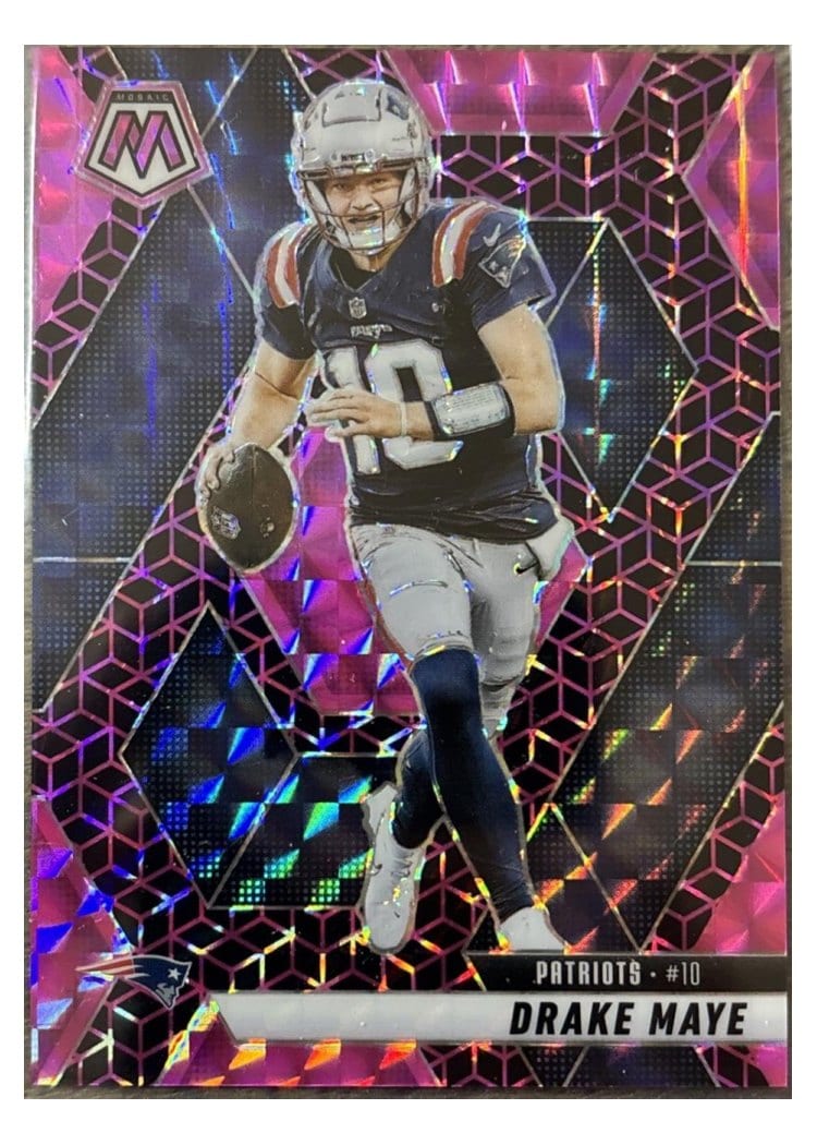 2025 Panini Mosaic Drake Maye #28 card