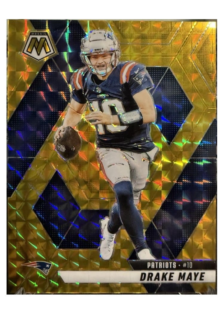 2025 Panini Mosaic Drake Maye #28 card