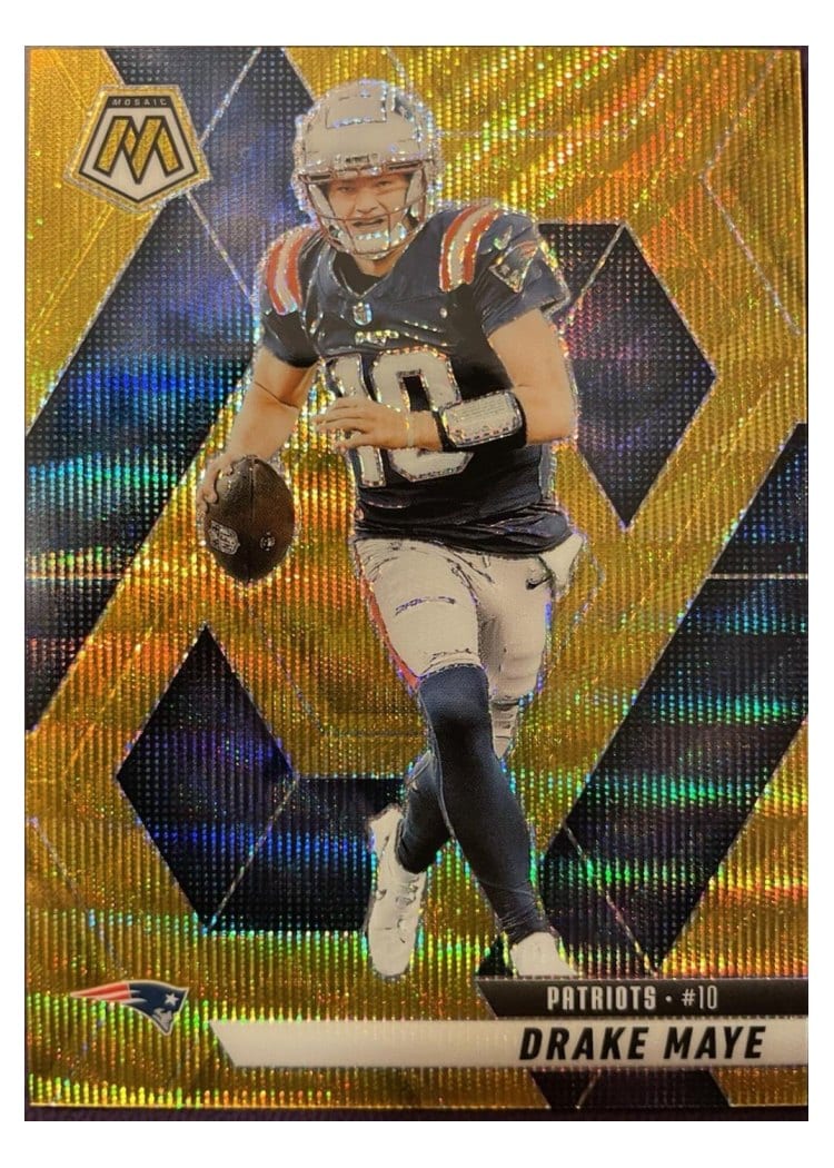 2025 Panini Mosaic Drake Maye #28 card