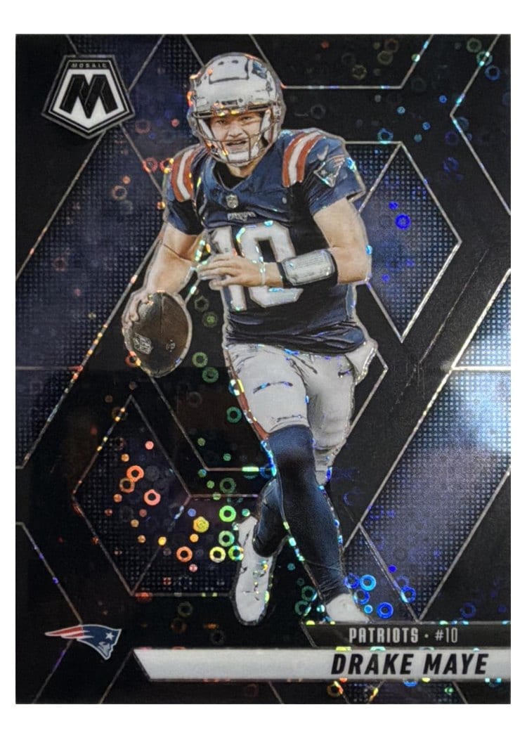 2025 Panini Mosaic Drake Maye #28 card