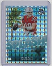 2025 Panini Mosaic Splash Mosaic Drake Maye #3 card