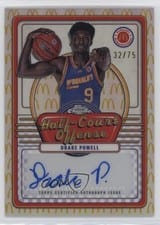 2024 Topps Chrome McDonald's All-American Half-Court Offense Signatures Refractor Drake Powell #IML-DRA card
