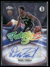 2025-26 Topps Chrome Future Stars Autographs Drake Powell #FS-DP card