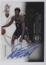 2025-26 Topps Signature Class Rookie Class Crystal Clear Autographs Drake Powell #CCA-DP card