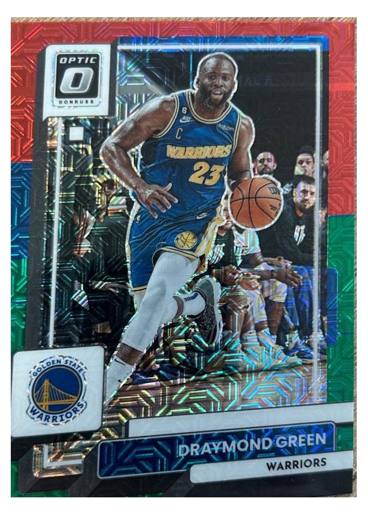 2022-23 Donruss Optic Base Set Draymond Green Choice Red Green #79 card