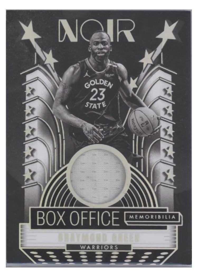 2024-25 Panini Noir Box Office Memorabilia Set Draymond Green #9 card