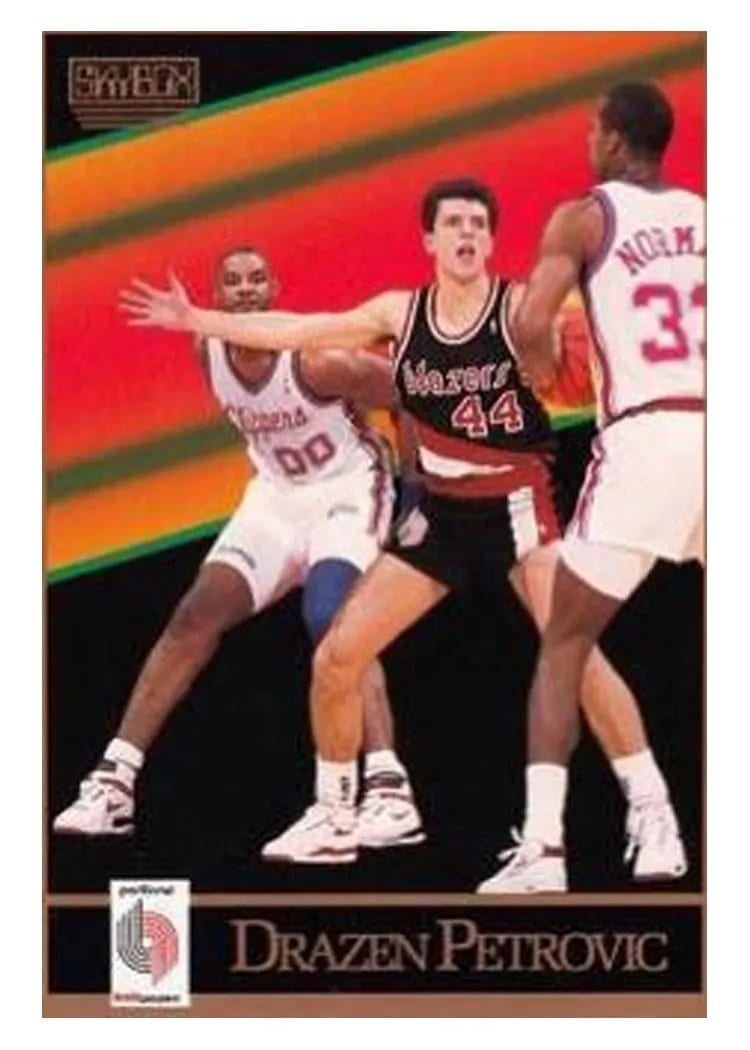 1990 Skybox Drazen Petrovic #237 card