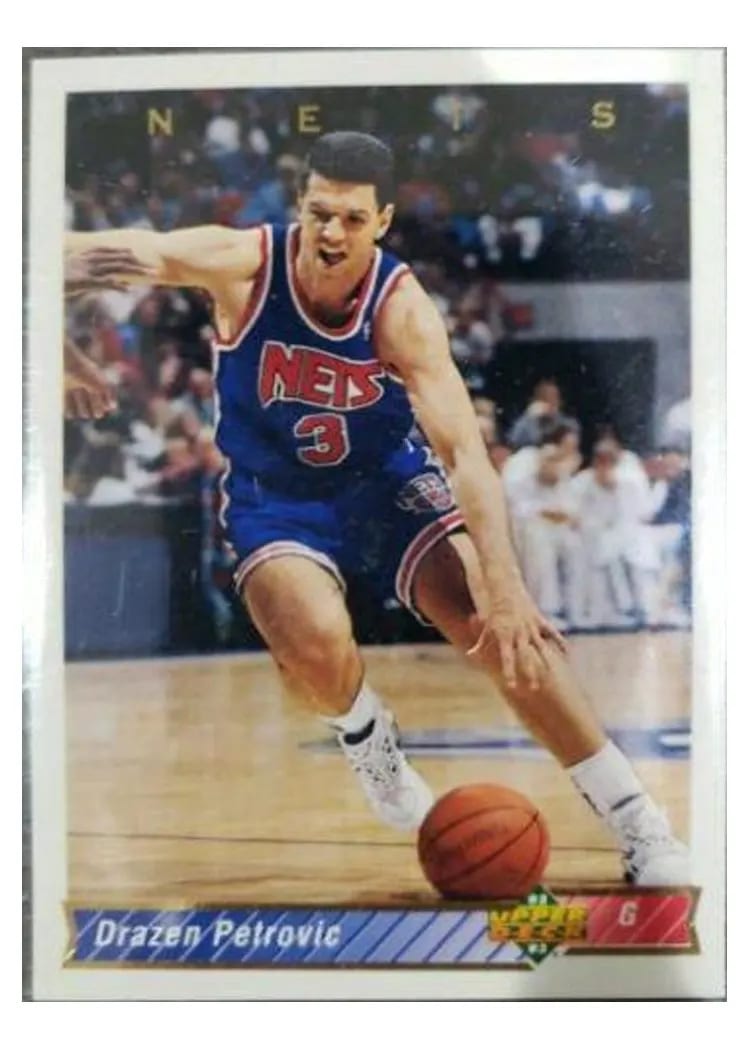 1992 Upper Deck Drazen Petrovic #122 card