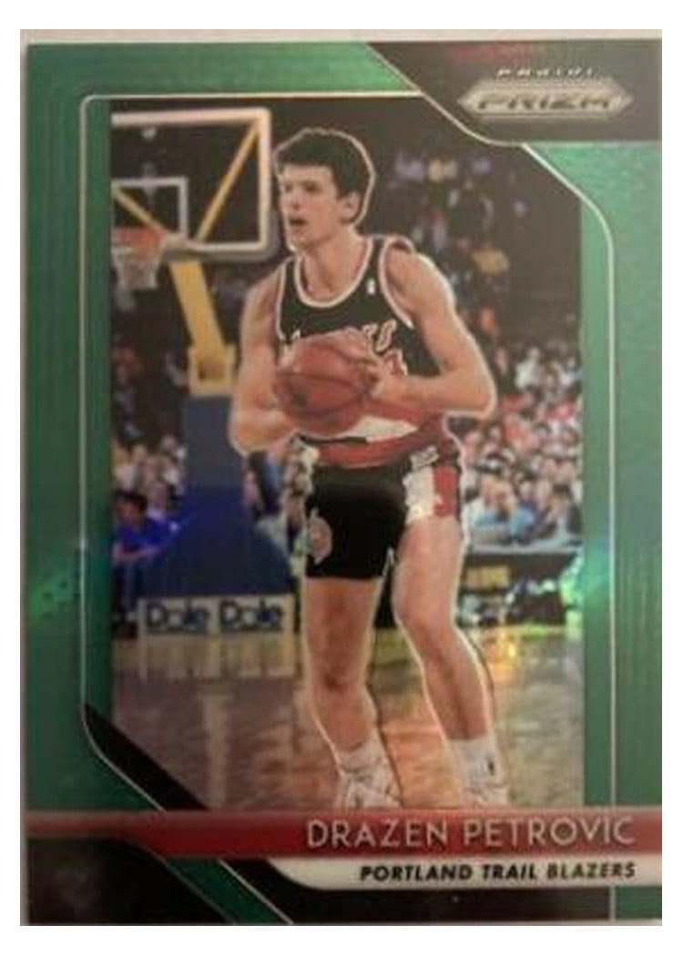 2018-19 Panini Prizm Base Set Drazen Petrovic #275 card