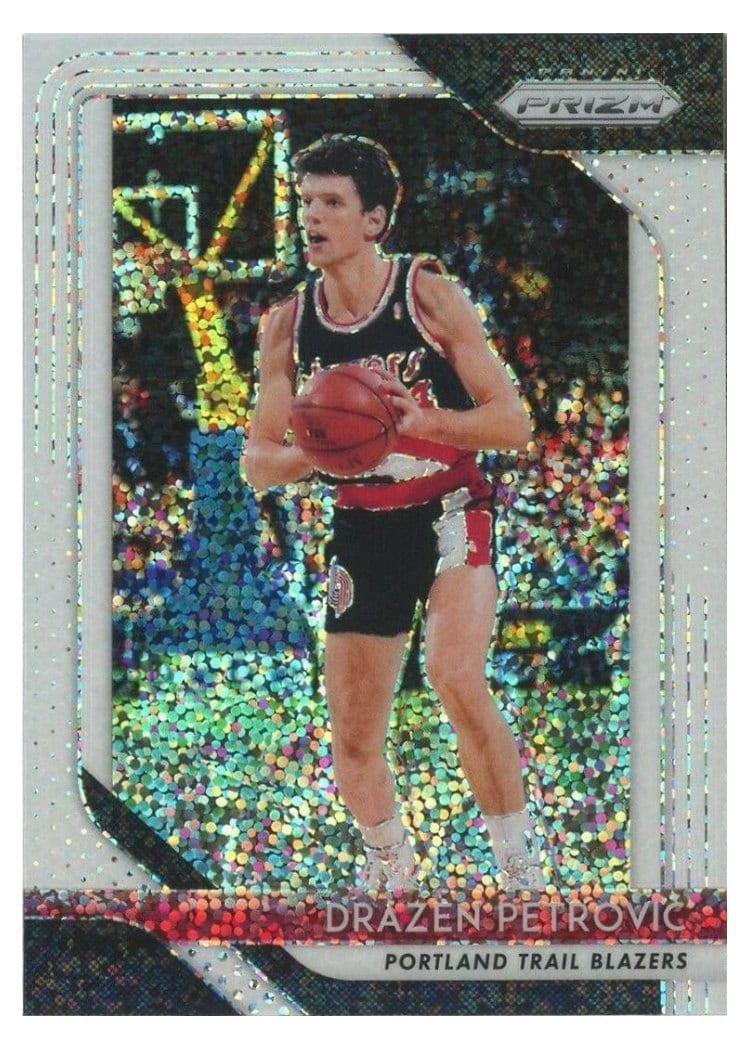 2018-19 Panini Prizm Base Set Drazen Petrovic #275 card