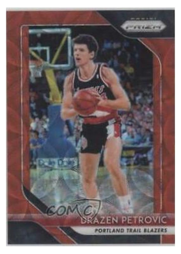 2018-19 Panini Prizm Base Set Drazen Petrovic #275 card