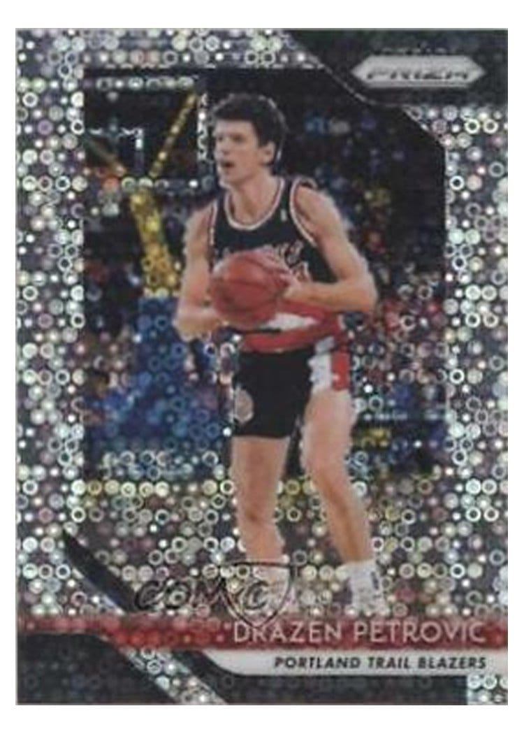2018-19 Panini Prizm Base Set Drazen Petrovic #275 card