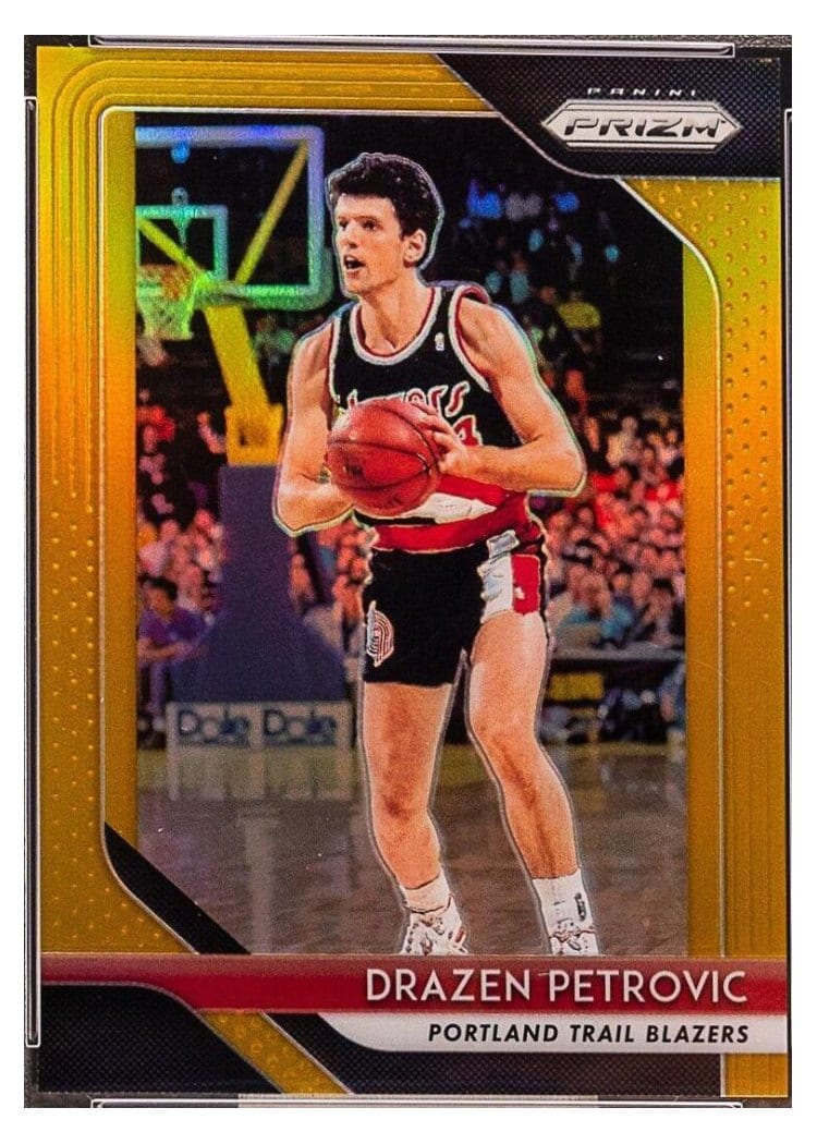 2018-19 Panini Prizm Base Set Drazen Petrovic #275 card