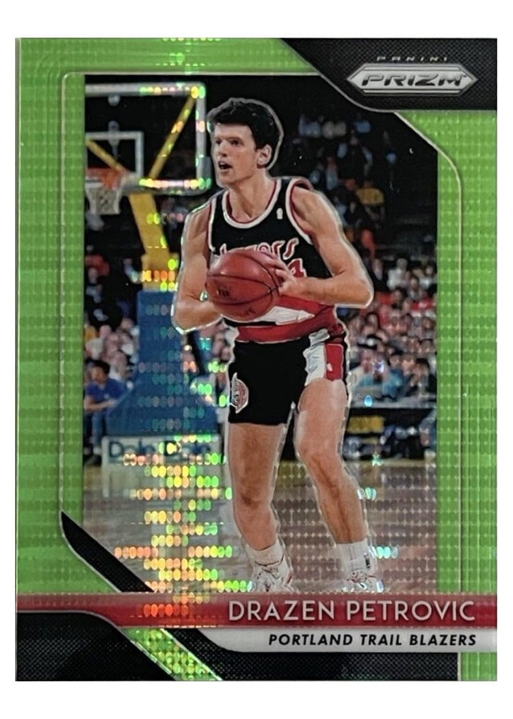 2018-19 Panini Prizm Base Set Drazen Petrovic #275 card