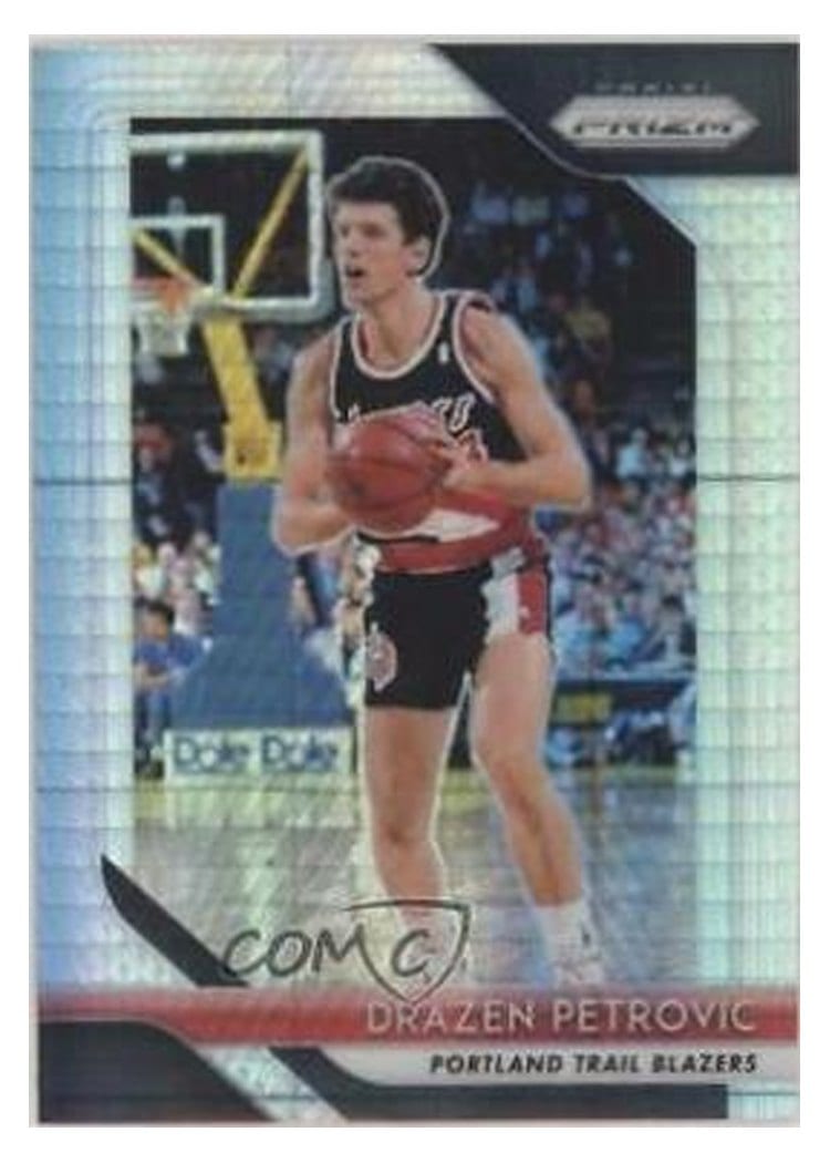 2018-19 Panini Prizm Base Set Drazen Petrovic #275 card