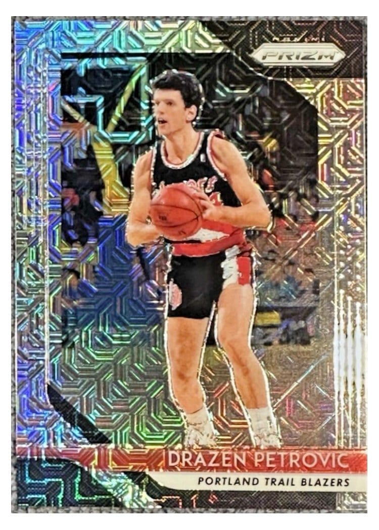 2018-19 Panini Prizm Base Set Drazen Petrovic #275 card