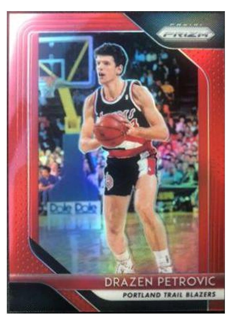 2018-19 Panini Prizm Base Set Drazen Petrovic #275 card