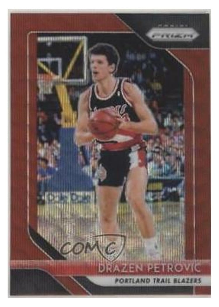 2018-19 Panini Prizm Base Set Drazen Petrovic #275 card