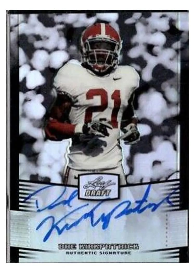 2012 Leaf Metal Draft Dre Kirkpatrick Autograph Prismatic Silver #DK1