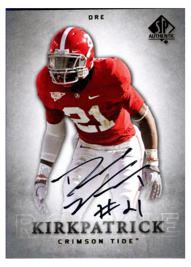 2012 SP Authentic Dre Kirkpatrick #117 card