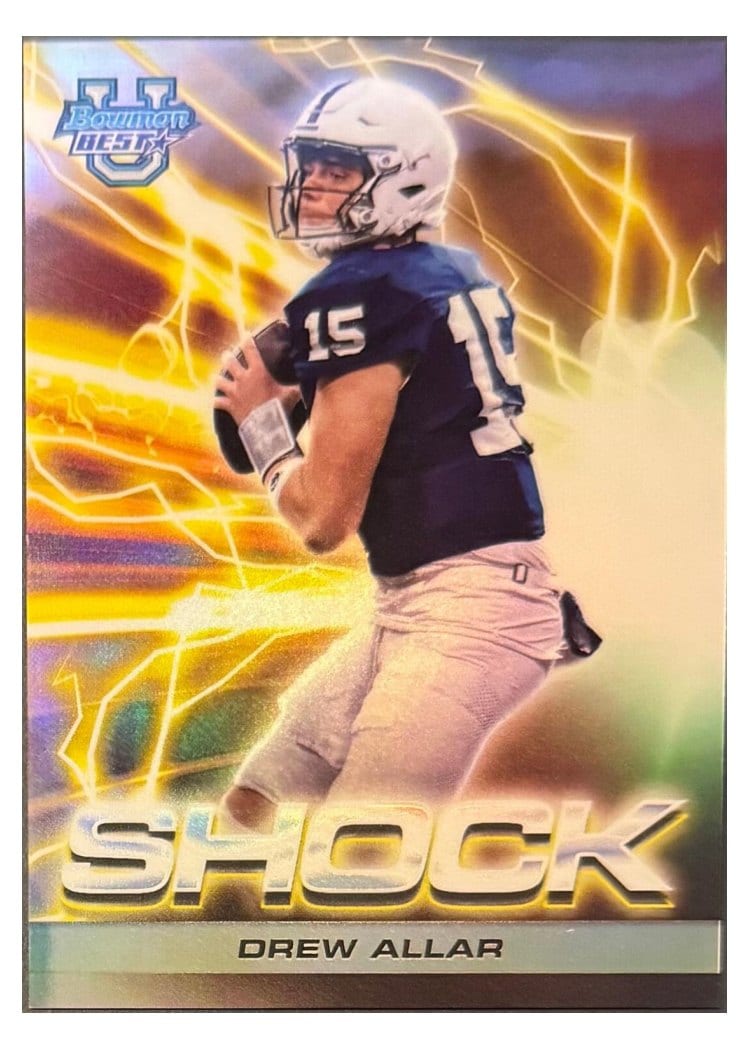 2024 Bowman University Best Shock & Awe Set Drew Allar #SA-6 card