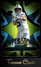 2025 Panini Silhouette Superstars Die Cut Drew Allar #14 card