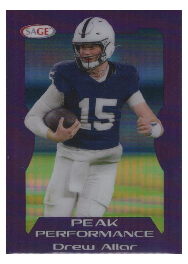 2026 SAGE Football Peak Performance Drew Allar #PK-DA card