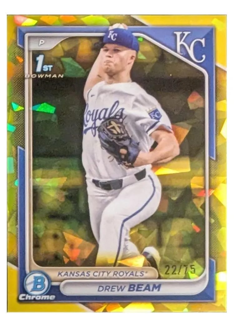 2024 Bowman Draft Chrome Drew Beam #BDC-75 card