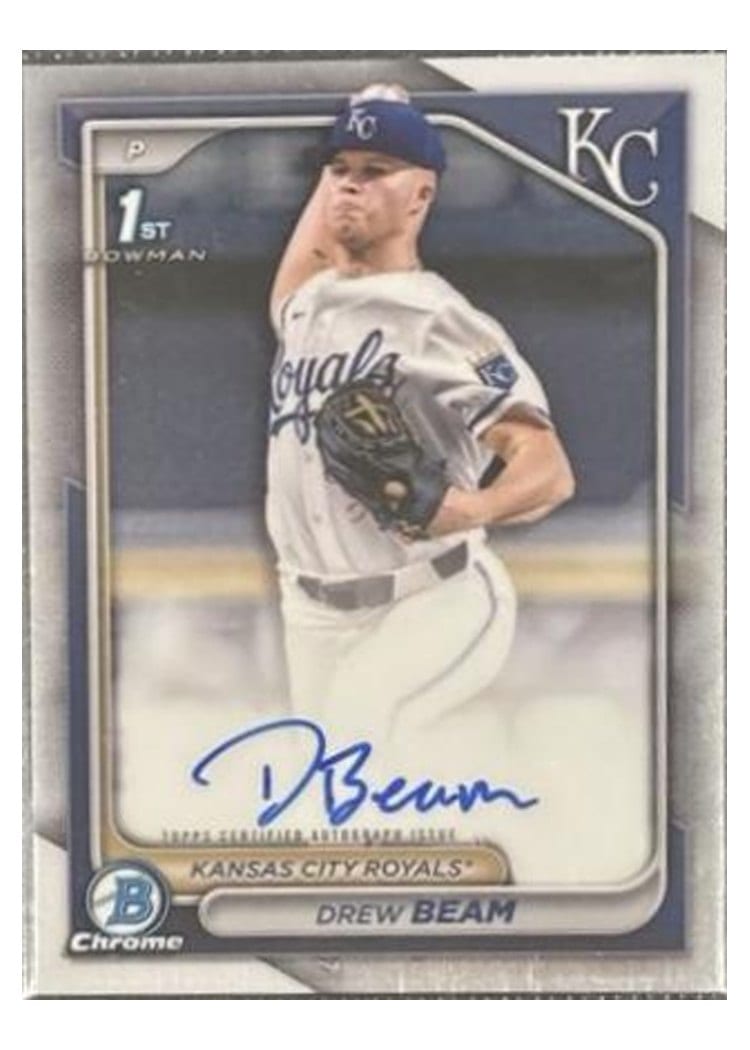2024 Bowman Draft Chrome Prospect Autographs Drew Beam #CPA-DB card