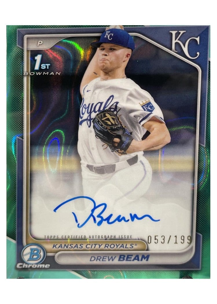 2024 Bowman Draft Chrome Prospect Autographs Drew Beam #CPA-DB card