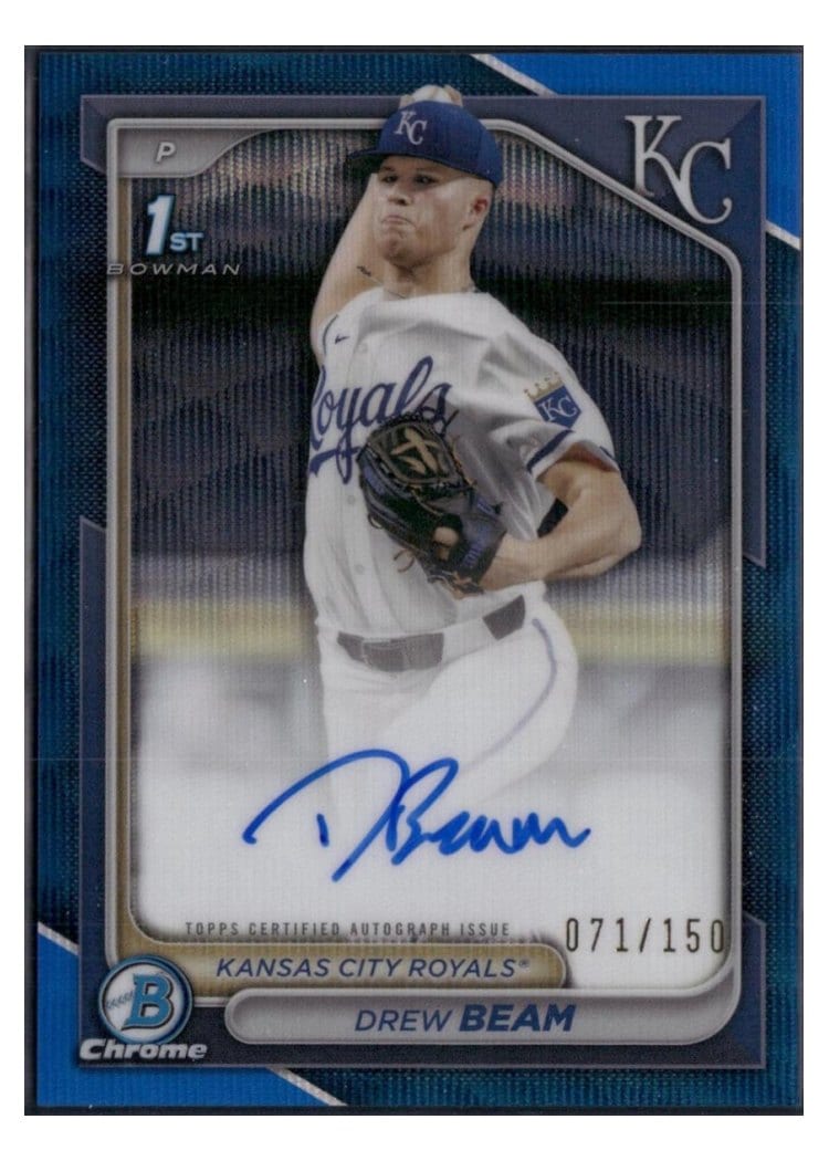 2024 Bowman Draft Chrome Prospect Autographs Drew Beam #CPA-DB card