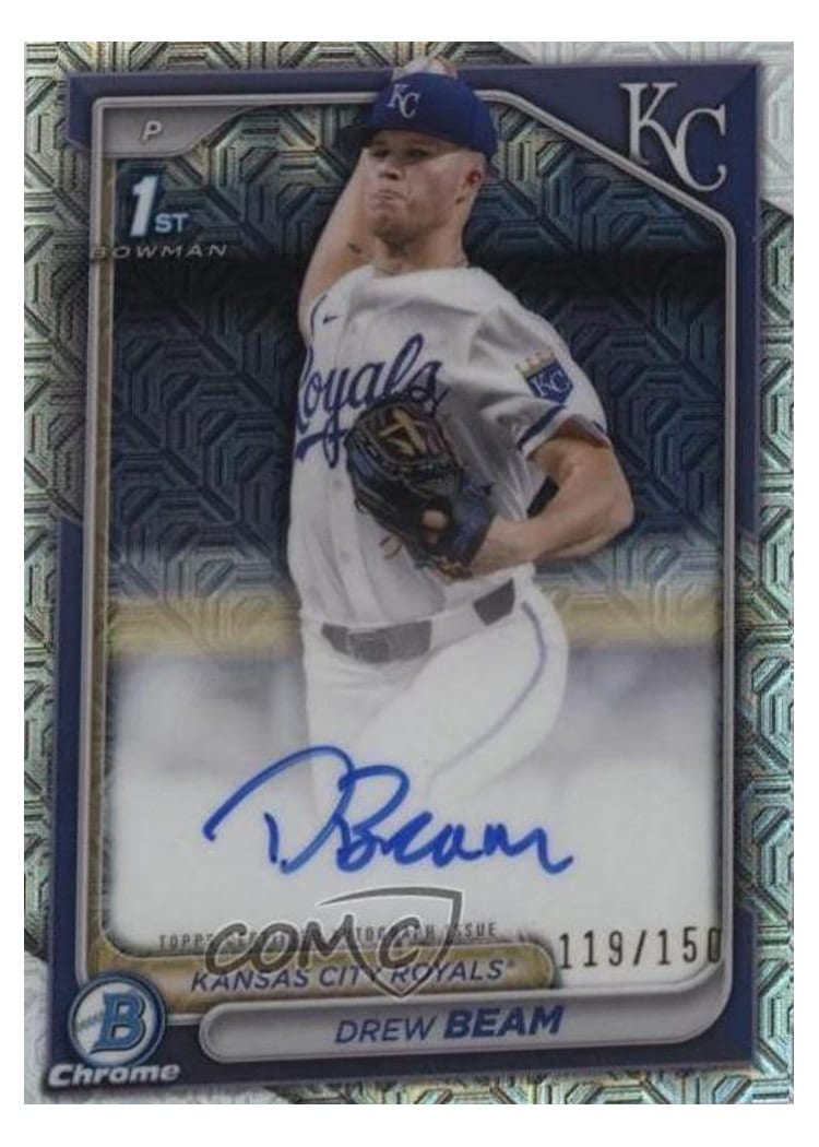 2024 Bowman Draft Chrome Prospect Autographs Drew Beam #CPA-DB card