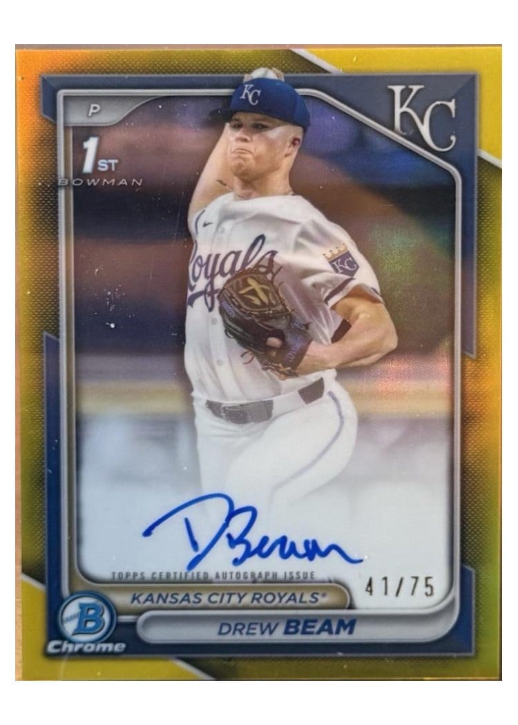 2024 Bowman Draft Chrome Prospect Autographs Drew Beam #CPA-DB card
