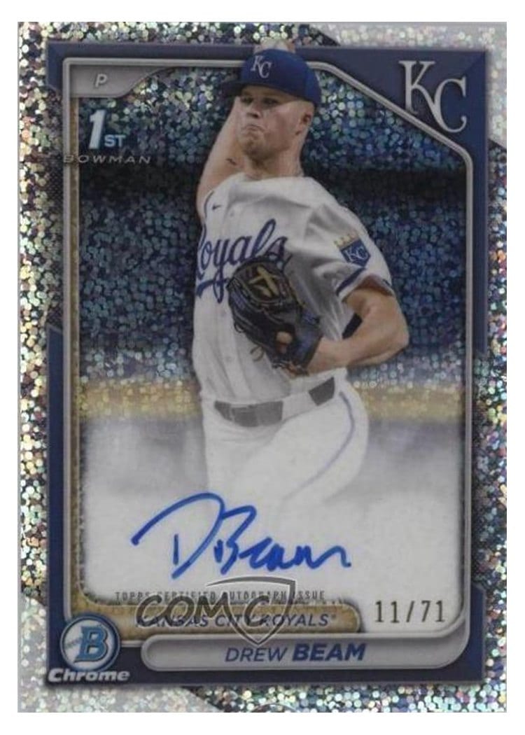 2024 Bowman Draft Chrome Prospect Autographs Drew Beam #CPA-DB card