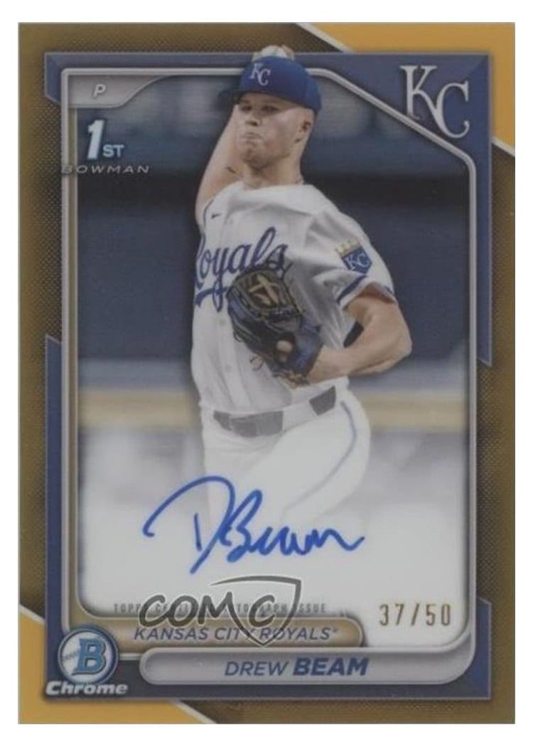 2024 Bowman Draft Chrome Prospect Autographs Drew Beam #CPA-DB card