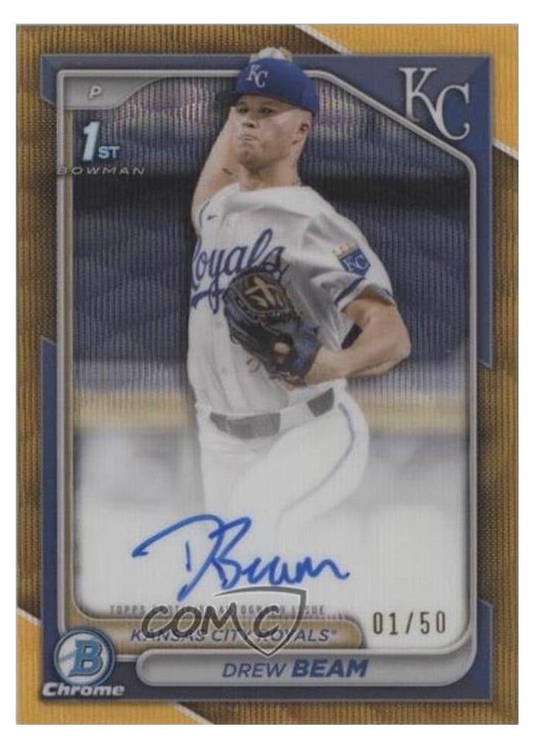 2024 Bowman Draft Chrome Prospect Autographs Drew Beam #CPA-DB card