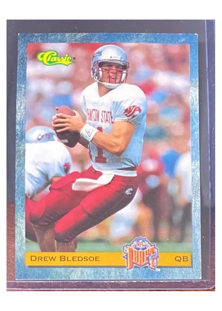 1993 Classic Drew Bledsoe #1 card