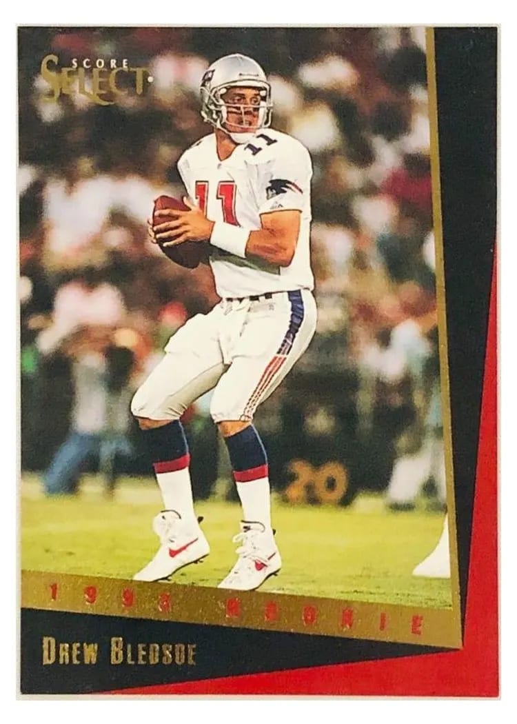 1993 Panini Select Drew Bledsoe #166 card