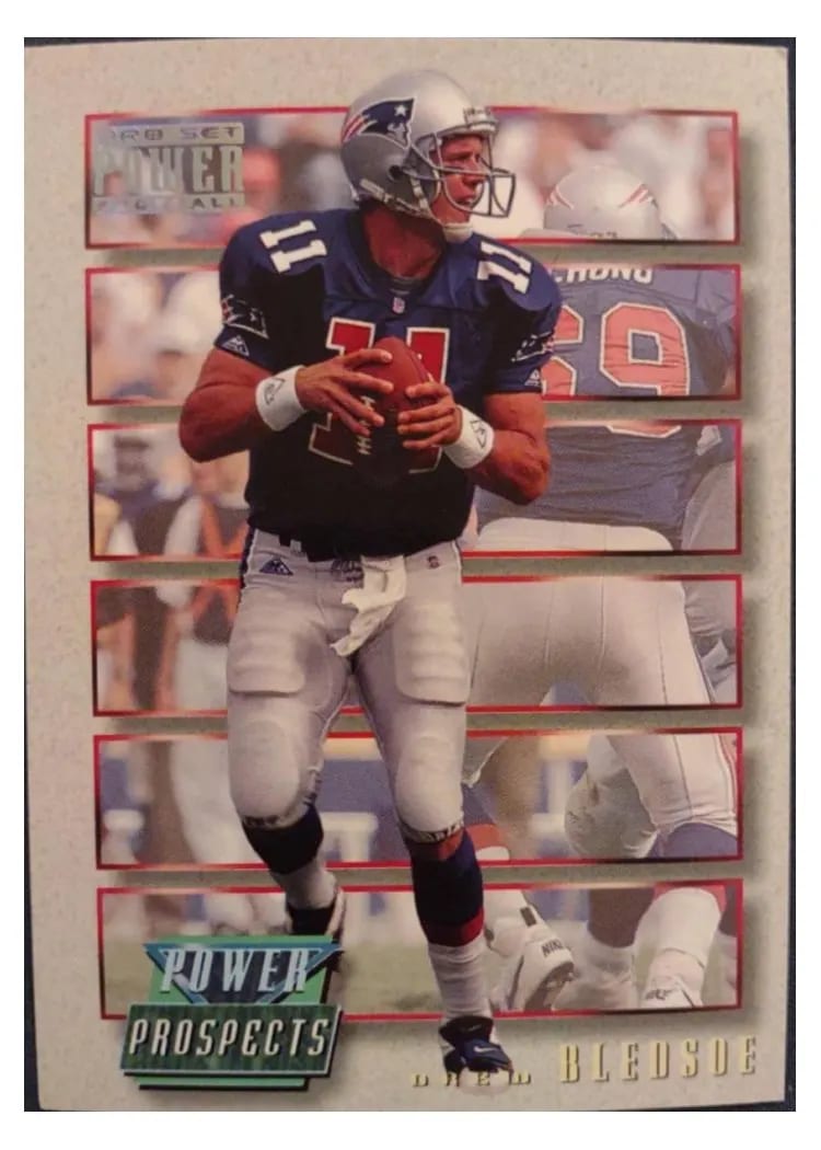 1993 Pro Set Power Update Prospects Drew Bledsoe #PP1 card