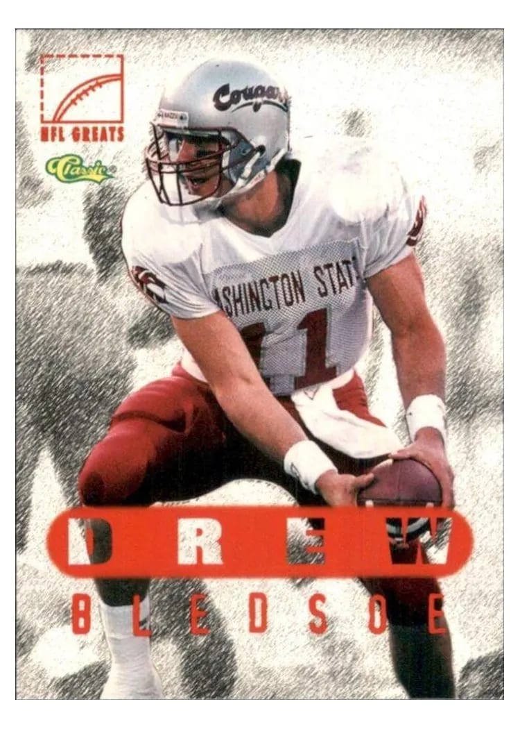 1996 Classic NFL Draft Drew Bledsoe #78 card