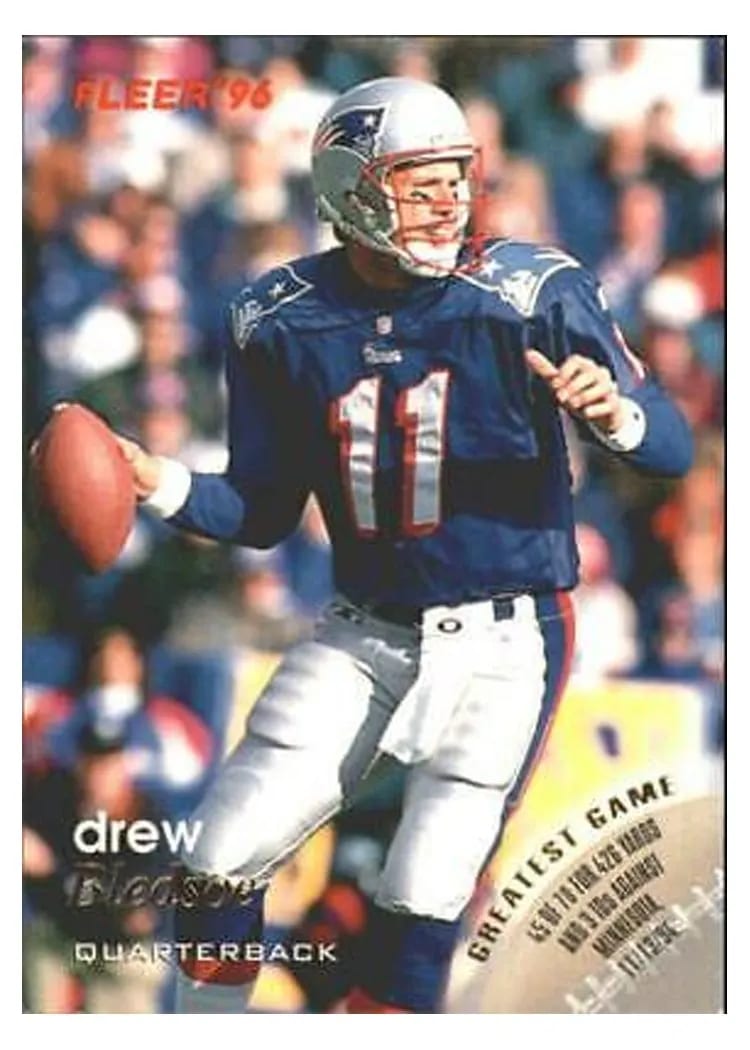 1996 Fleer Drew Bledsoe #81 card