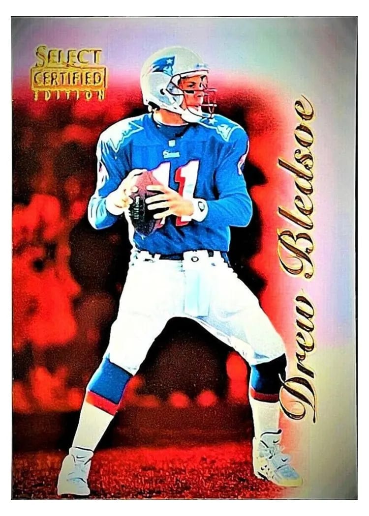 1996 Select Certified Drew Bledsoe #45 card