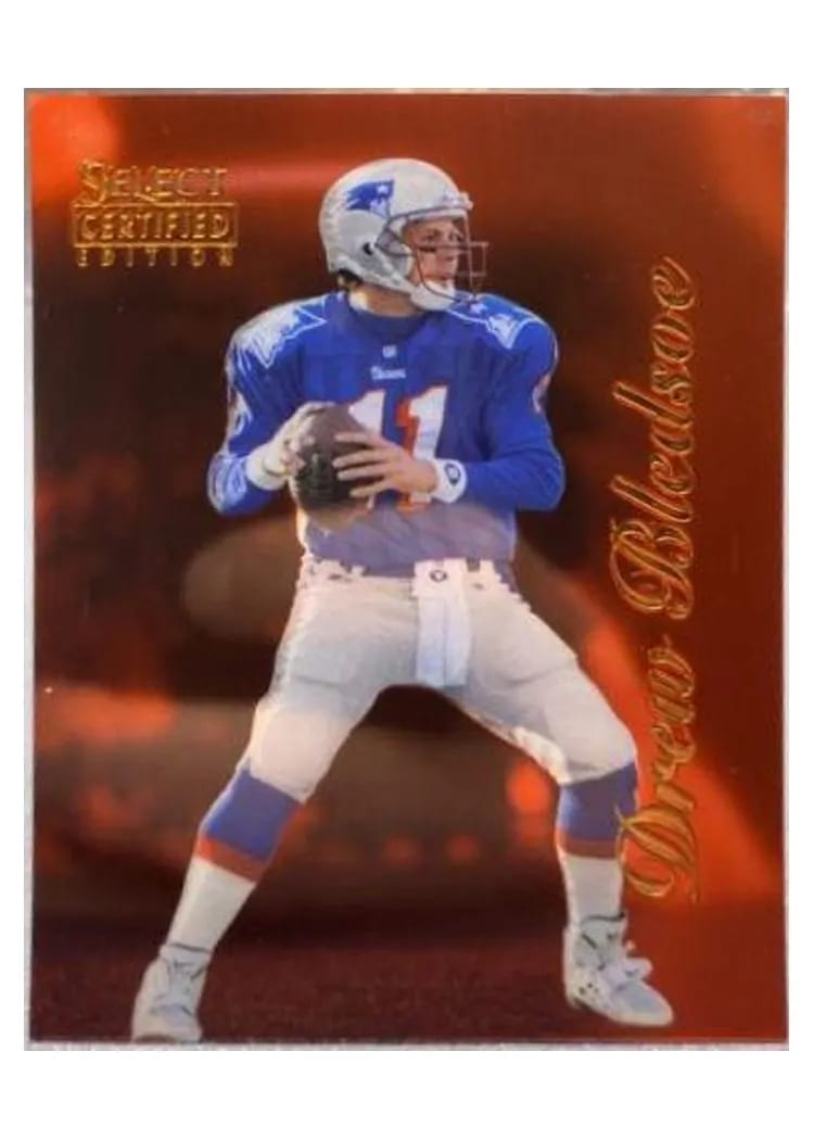1996 Select Certified Drew Bledsoe #45 card