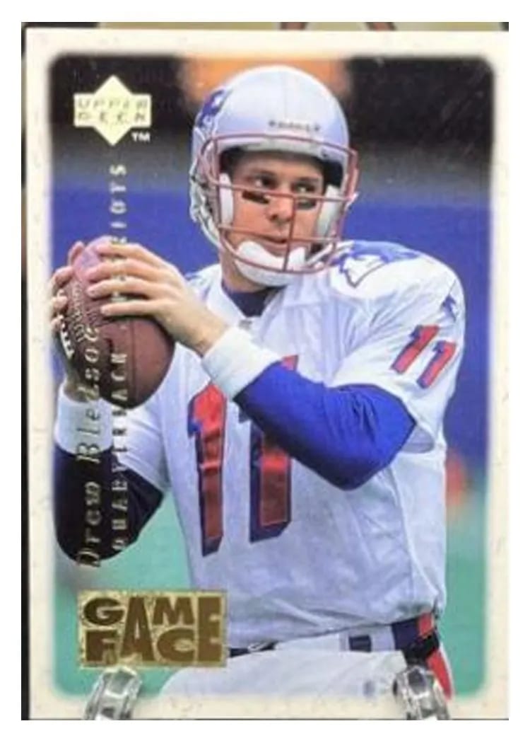 1996 Upper Deck Game Face Drew Bledsoe #GF5 card