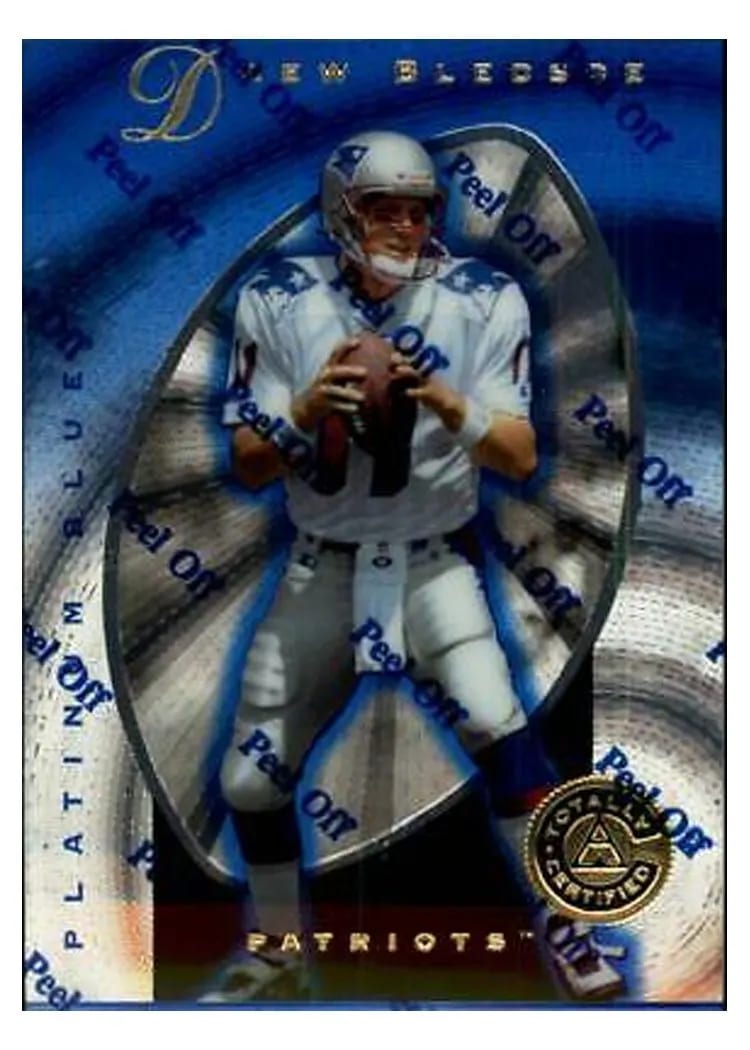 1997 Pinnacle Totally Certified Drew Bledsoe #7 card