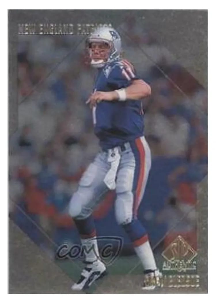 1997 SP Authentic Drew Bledsoe #123 card
