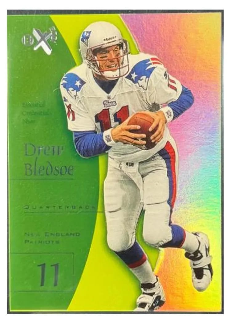 1998 Skybox E X2001 Drew Bledsoe #18 card