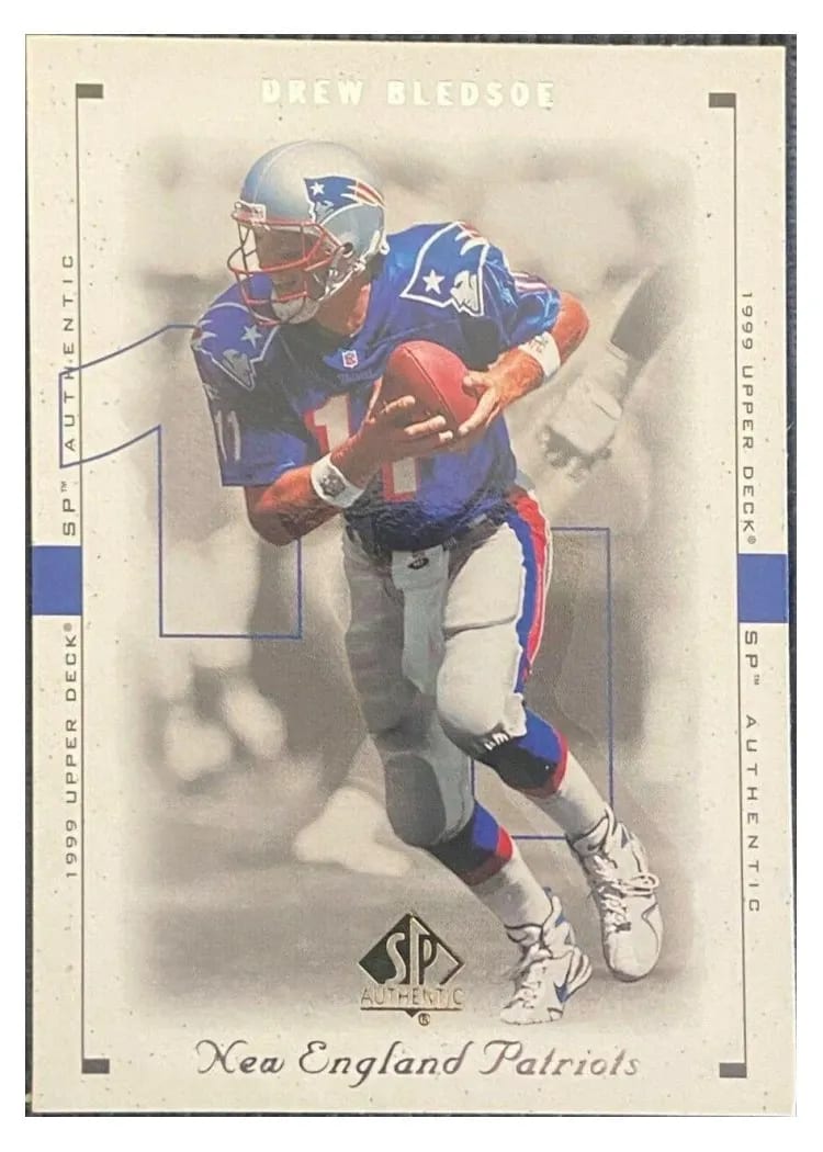 1999 SP Authentic Drew Bledsoe #50 card