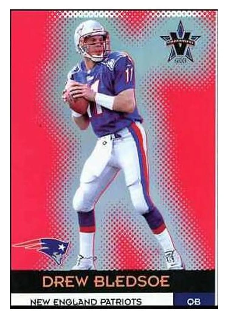 2000 Pacific Vanguard Drew Bledsoe #37 card