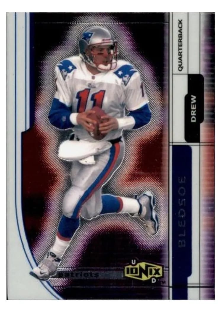 2000 Upper Deck Ionix Drew Bledsoe #34 card